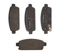 Bosch Rear Brake Pad Set 0986 494 435 - 4x Pads with Acoustic Wear Indicator - Fits Vauxhall models