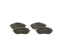0986 494 676 Front Brake Pad Set 4x Pads Integrated Wear Indicator Braking Bosch