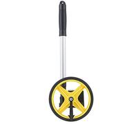0~9999.9m Mini Accurate Measure Distance Wheel Measuring Tape Meter Trundle Walking Surveyor Land with Telescopic Handle 0.5 Meters Wheel