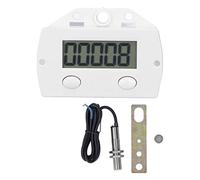 0-99999 Counter, Punch Digital Electronic Counter LCD Mesh Counter with Magnetic Induction Switch, for Industrial Punching Machine, Machine Tools and Assembly Lines