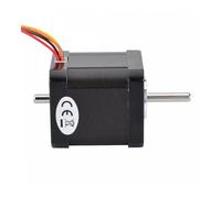 0.9deg Dual Shaft Nema 17 Stepper electronic starter Unipolar 48mm 32Ncm(45.3oz.in) 0.4A 6 Wires for CNC 3D Printer IDGTTLDF