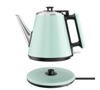 0.9L Electric Kettle - BPA-Free Stainless Steel, 1360W Fast Boiling in 4-6 Mins, One-Touch Control & Auto Shut-Off, 304 Stainless Steel Dry-Boil Protection, Ideal for Home, Office & Coffee Lovers