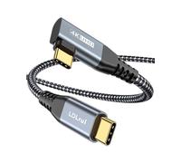 0.9M USB C Monitor Cable, 4K UHD Display, 20Gbps High Speed Data Transfer, Right Angle USB C 3.2 Gen2X2 100W Fast Charging Cord for MacBook, iPhone 16/15, Samsung S25/S24, Type C Portable Monitors