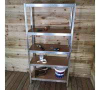 0.9m x 1.8m 5 Tier Heavy Duty Metal Shelving Storage Racking Unit