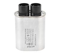 0.9UF 2100V Household Microwave High Voltage Capacitor, Stainless Steel Microwave Capacitor Replacement for