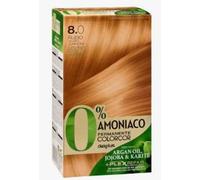 0% Ammonia, 8.0 Light Blonde, with Argan Oil, Jojoba & Shea Butter. Pack de 2
