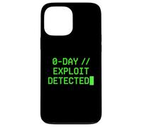 0-Day Exploit Detected Cybersecurity Hacker Computer Text Case for iPhone 13 Pro Max