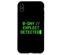 0-Day Exploit Detected Cybersecurity Hacker Computer Text Case for iPhone XS Max