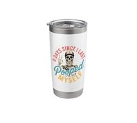 0 Days Since I Last Pooped Myself Meme Stainless Steel Insulated Tumbler