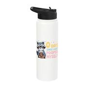 0 Days Since I Last Pooped Myself Meme Stainless Steel Insulated Water Bottle