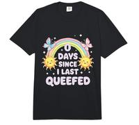 0 Days Since I Last Queefed Fun Whimsical Funny Celebration Comfort Colors Adult Heavyweight T-Shirt