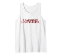 0 Days Since I Last Queefed Y2k Aesthetic Trendy Tank Top