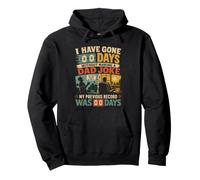 0 days since last dad joke Dad Jokes Pullover Hoodie