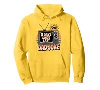 0 Days Since Last Dad Joke Funny Sarcastic Father's Day Pullover Hoodie