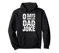 0 Days Since Last Dad Joke Funny Sarcastic Father's Day Pullover Hoodie
