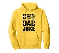 0 Days Since Last Dad Joke Funny Sarcastic Father's Day Pullover Hoodie