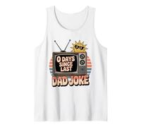 0 Days Since Last Dad Joke Funny Sarcastic Father's Day Tank Top