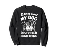 0 Days Since My Dog Destroyed Something Fun Sweatshirt