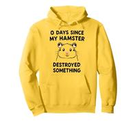 0 Days Since My Hamster Destroyed Something Fun Pullover Hoodie