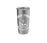 0 Days Without Dying Powerlifting Dead Gym Stainless Steel Insulated Tumbler