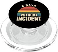 0 Days Without Incident Teacher Stress Burnout School |- PopSockets PopGrip for MagSafe