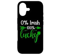 0% Irish 100% Lucky St Patricks Funny Kiss Me Im Irish Ish Case for iPhone 17