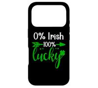 0% Irish 100% Lucky St Patricks Funny Kiss Me Im Irish Ish Case for iPhone 17 Pro