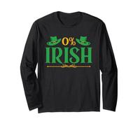 0% Irish St. Patrick's Day Zero Percent Long Sleeve T-Shirt