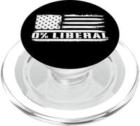 0% Liberal Zero Percent Liberal Anti Liberal 0% Liberal PopSockets PopGrip for MagSafe