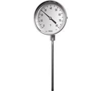 0 to +120°C Stainless Steel Bimetallic Thermometer 100mm Cabinet 160mm Stem Bottom