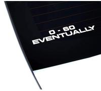0 to 60 Eventually Funny Car Sticker, Vinyl Decal, Window Bumper Sticker, Car Styling, Auto Tuning, JDM, Funny Car Sticker, 4x4 Caravan Campervan Decal, 200mm