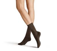 0 Women's Relax Cotton SOD Ladies Knit Socks, Brownmel, 39-42