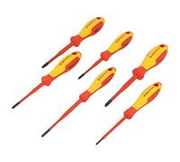 KNIPEX VDE Screwdriver Set Slotted/Phillips/Pozidriv 6 Parts, 00 20 12 V04