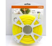 00009302344 Round Nylon Strimmer/Brushcutter Line 3.0mm x 53m Yellow