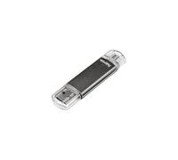 Hama Laeta Twin 32GB USB 2.0 Flash Pen Drive,Grey