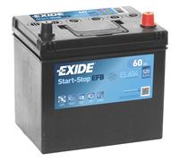 005L EFB Car Battery Exide EL604 12V 60Ah 520CCA - BOSCH S4E40 Equivalent