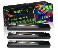006R01375 Compatible for Xerox Toner Cartridges with Chip DocuColor 700 DocuColor 700 i DocuColor Printers (3 Pack Black)