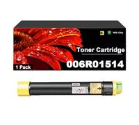 006R01513 006R01516 006R01515 006R01514 Toner Cartridge Compatible for Xerox WorkCentre 7525 7530 7535 7830 7835 7845 7855 7970 Printer, High Yield 26,000 Pages Yellow
