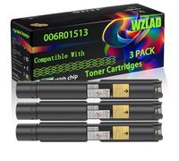 006R01513 Compatible for Xerox Toner Cartridges with Chip WorkCentre 7855 Series 7900 Series 7970 7970 i 7970 Printers (3 Pack Black)