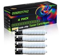 006R01742 Compatible for Xerox Toner Cartridges with Chip AltaLink C8130 C8135 C8145 C8155 Printers (4 Pack Black)
