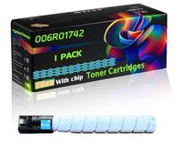 006R01742 Compatible for Xerox Toner Cartridges with Chip AltaLink C8130 C8135 C8145 C8155 Printers (1 Pack Cyan)
