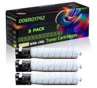 006R01742 Compatible for Xerox Toner Cartridges with Chip AltaLink C8130 C8135 C8145 C8155 Printers (3 Pack Black)