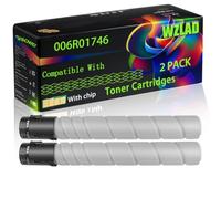 006R01746 Compatible for Xerox Toner Cartridges with Chip AltaLInk C8130 C8135 C8145 C8245 C8155 C8170 C8235 C8255 Printers (2 Pack Black)