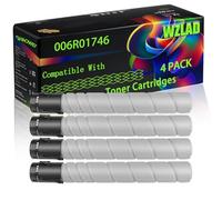 006R01746 Compatible for Xerox Toner Cartridges with Chip AltaLInk C8130 C8135 C8145 C8245 C8155 C8170 C8235 C8255 Printers (4 Pack Black)