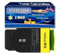 006R04364 Toner Cartridges Compatible for Xerox C310 C310 Series C315 Printers, High-Definition Printing Effect with Chip, 8000 Pages (1 Pack Yellow)