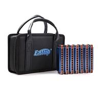 008K10 Hole Blues Harmonica 7 Key /12 Key Harp Set Suitable for Beginners Professional Players Blue & Black with Storage Case (Blue 7Keys(A B C D E F G))