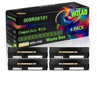 008R08101 Compatible for Xerox Waste Box with Chip AltaLInk B8145 B8155 B8200 Series B8245 B8255 C8130 C8135 Printers (4 Pack Black)