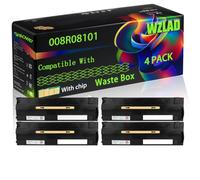 008R08101 Compatible for Xerox Waste Box with Chip AltaLInk C8145 C8155 C8200 Series C8230 C8235 C8245 C8255 Printers (4 Pack Black)