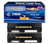 008R08101 Waste Toner Box Compatible for Xerox AltaLink B8145 B8155 C8130 C8135 C8145 C8155 Printers, High-Definition Printing Effect with Chip, 69000 Pages (2-Pack Black)