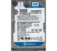 00JJ5T0 - DCM Shmtjhb - Western Digital WD3200BPVT 320 GB SATA 2.5 Hard Drive